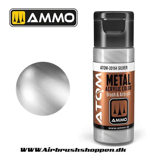 ATOM-20164 METALLIC Silver  -  20ml  Atom color
